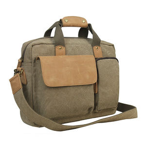 Casual Style Canvas Laptop Messenger Bag CM01KG